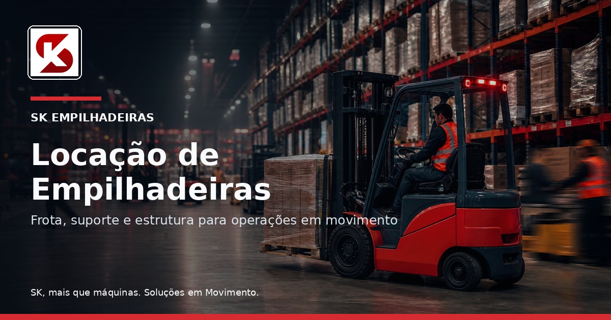 Quanto custa alugar uma Empilhadeira?