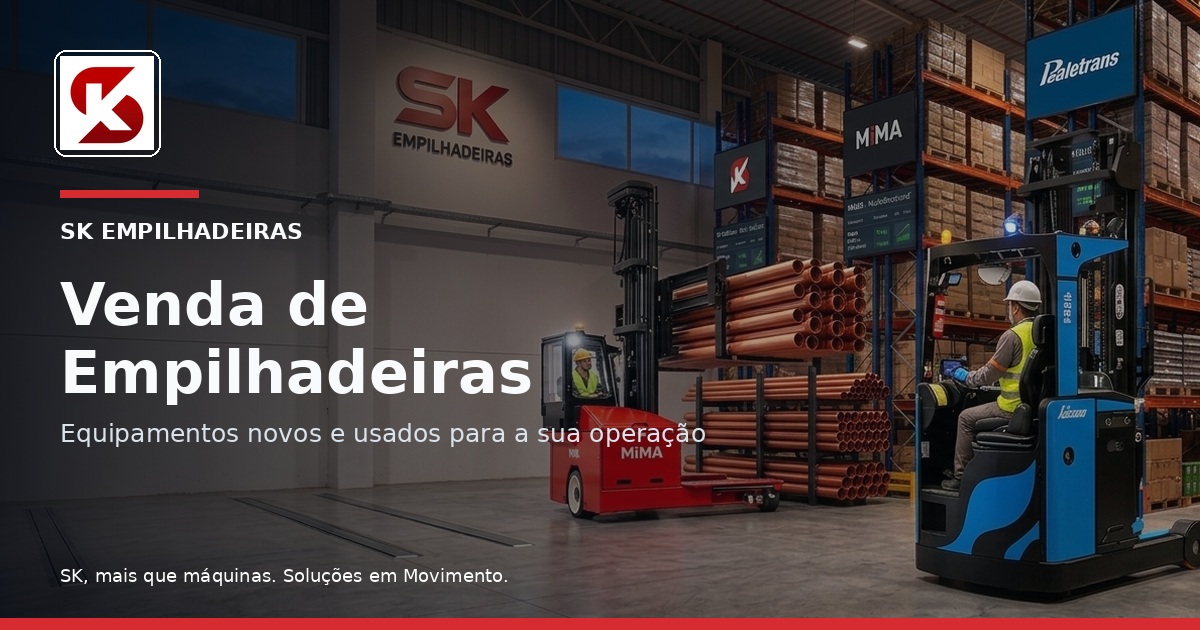 Empilhadeiras Retráteis Elétricas | Paletrans e MiMA