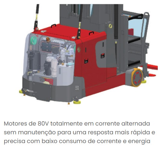 MiMA - MCC16 series - Empilhadeira trilateral de operador a bordo