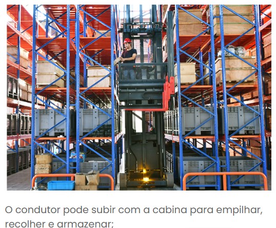 MiMA - MCC16 series - Empilhadeira trilateral de operador a bordo