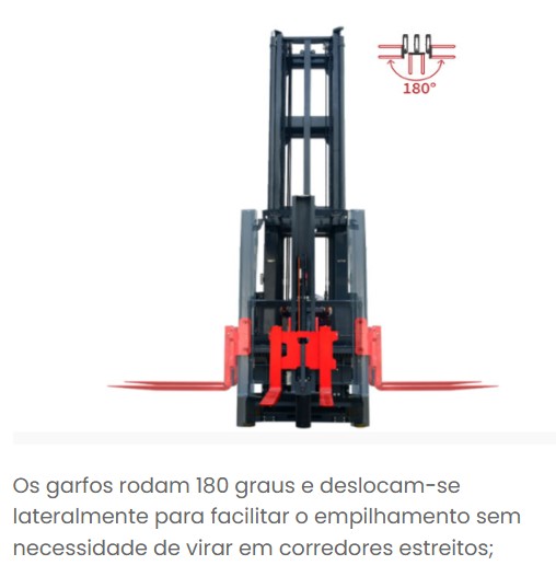 MiMA - MCC16 series - Empilhadeira trilateral de operador a bordo